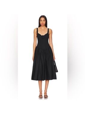 For Love And Lemons Billie Midi Halter Dress